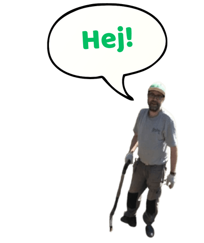 Peter säger hej